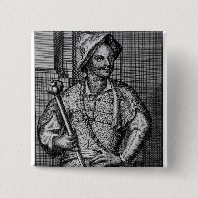 Moulay Ismail Ibn Sharif, 1719 Button (Vorderseite)