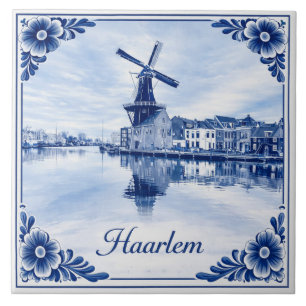 moulin à vent de Haarlem carreau de céramique styl