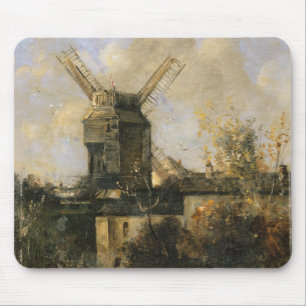 Moulin de la Galette, Montmartre, 1861 Mousepad