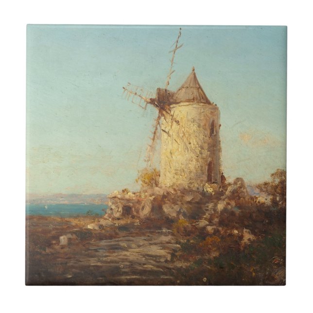 Moulin De Saint-Miter, Près De Martigues Fliese (Vorderseite)