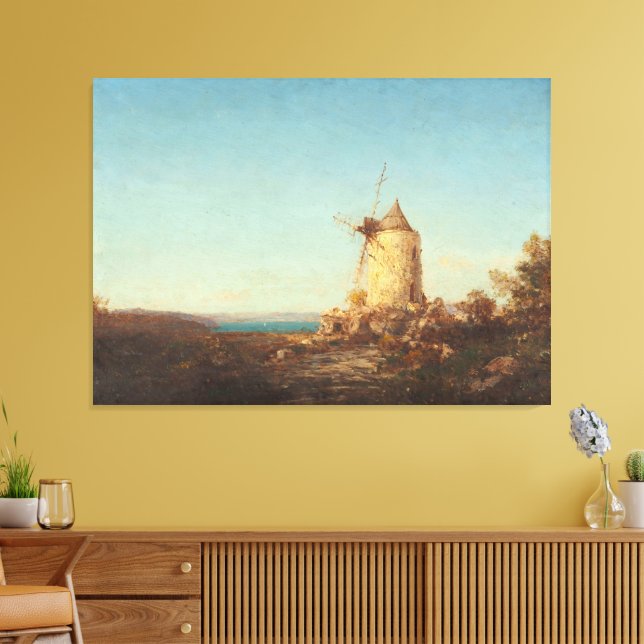 Moulin De Saint-Miter, Près De Martigues Leinwanddruck (Insitu (Wohnzimmer))