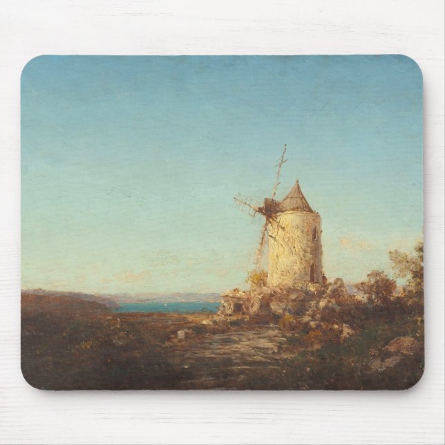 Moulin De Saint-Miter, Près De Martigues Mousepad (Vorne)
