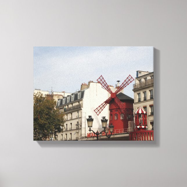 Moulin Rouge! Paris, Frankreich, Fotografie, Leinw Leinwanddruck (Vorderseite)