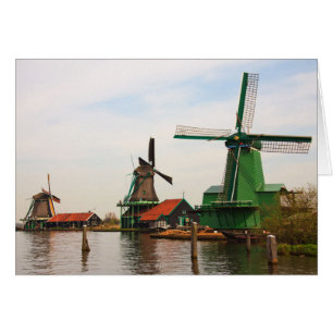 Moulins à vent hollandais, Zaanse Schans.