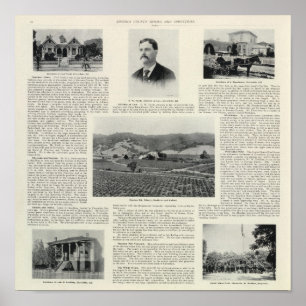 Moulton Hill Winery, Kalifornien Poster