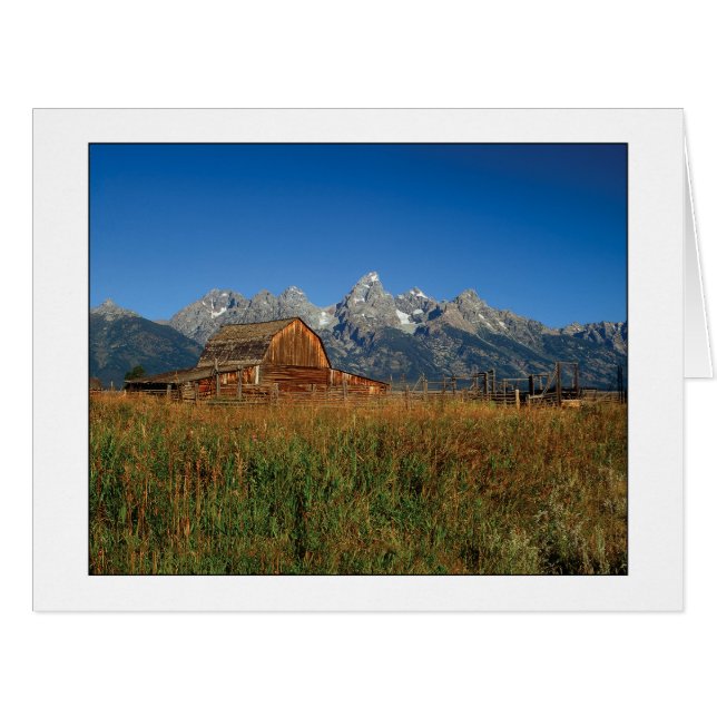 "Moulton Scheune " (Vorderseite (Horizontal))