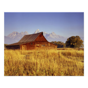 Moulton Scheune auf der Reihe der Mormone Fotodruck