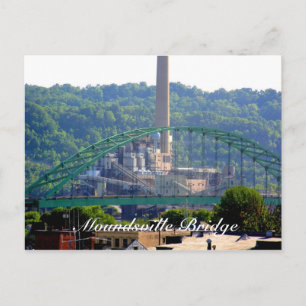Moundsville Bridge Postkarte