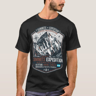 Mount Aconcagua 7 Gipfel Expeditionen  T-Shirt