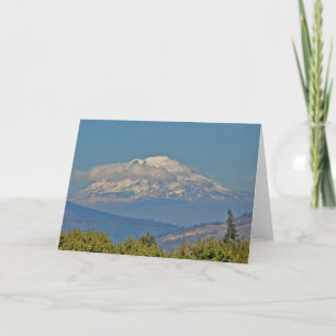 Mount Adams - Kunstkarte Karte