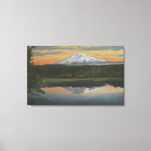 Mount Adams, Washington - Sicht auf den Berg Leinwanddruck