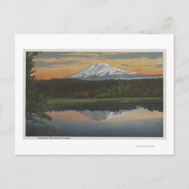 Mount Adams, Washington - Sicht auf den Berg Postkarte (Vorderseite)