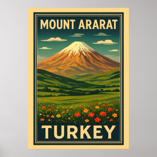 Mount Ararat Türkei V01 Poster (Vorne)