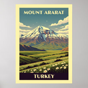 Mount Ararat Türkei V02 Poster