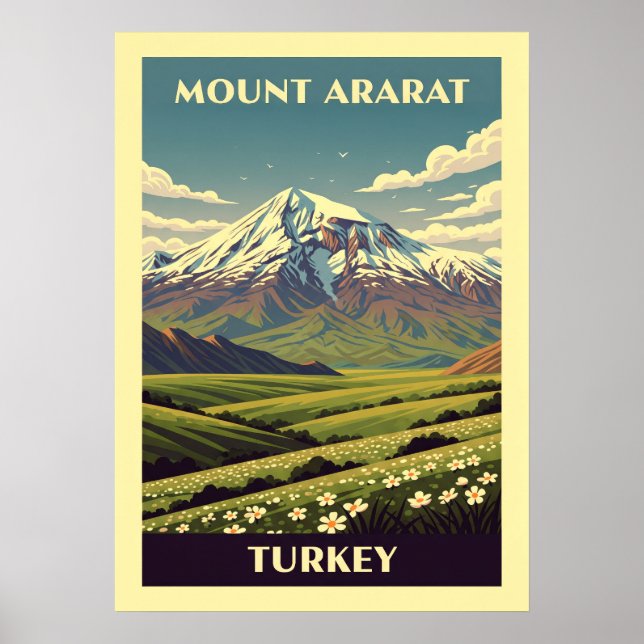 Mount Ararat Türkei V02 Poster (Vorne)
