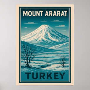 Mount Ararat Türkei V04 Poster