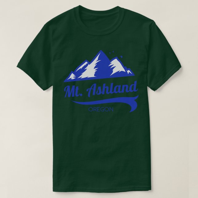 Mount Ashland ski Oregon 1 T-Shirt (Design vorne)