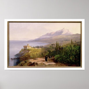 Mount Athos and the Monastery of Stavroniketes, 18 Poster