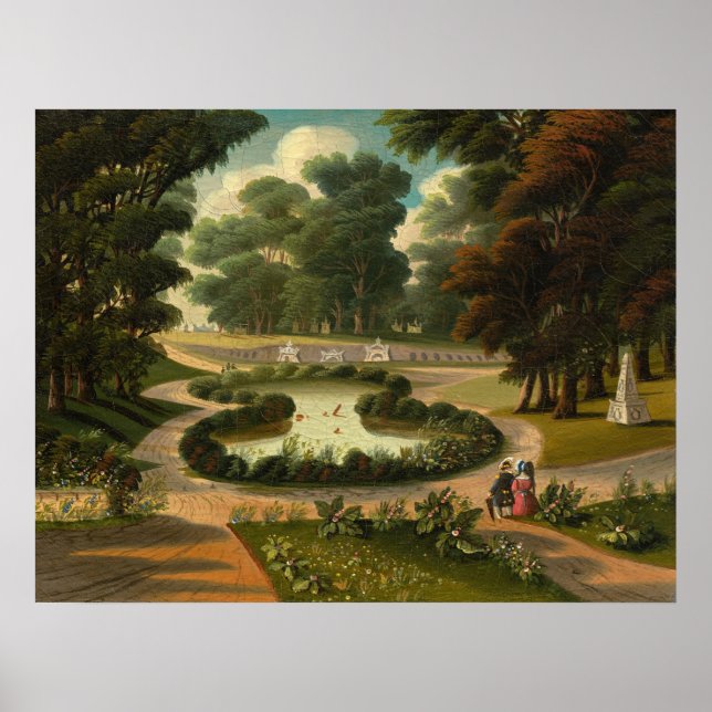 Mount Auburn - Thomas Chambers Fine Art Poster (Vorne)