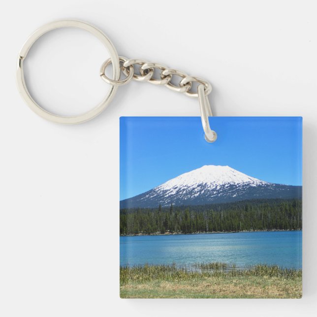 Mount Bachelor, Oregon Schlüsselanhänger (Vorderseite)