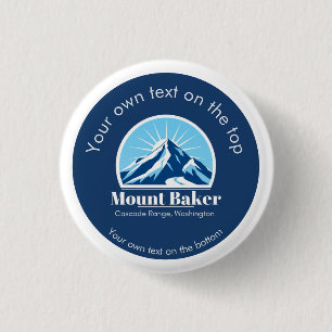 Mount Baker Cascade Washington Skigebiet Button