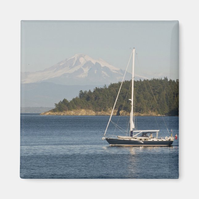 Mount Baker dominiert die Landschaft Magnet (Vorne)