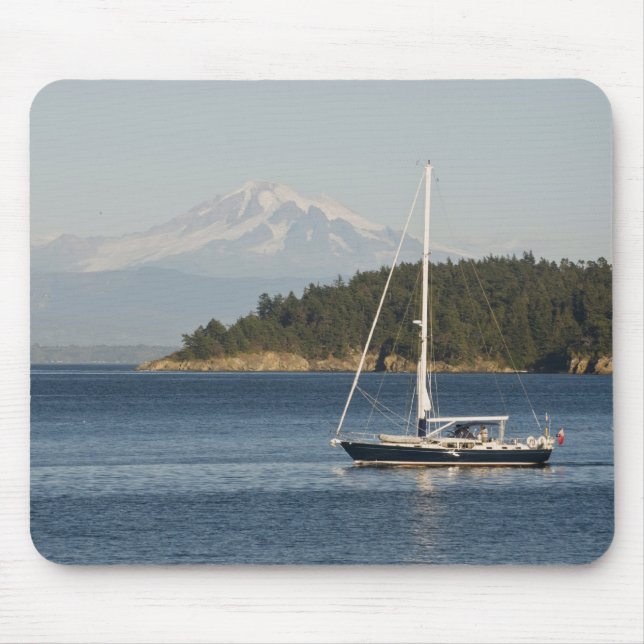 Mount Baker dominiert die Landschaft Mousepad (Vorne)