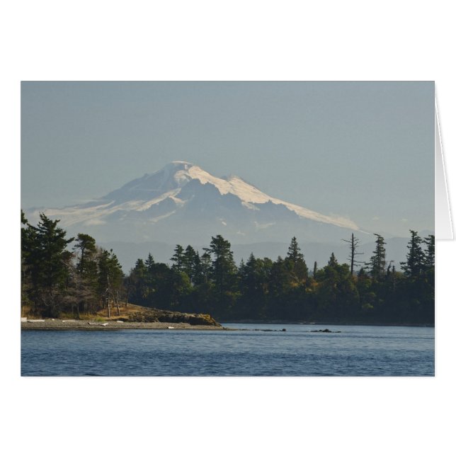 Mount Baker dominiert Landschaft (Vorderseite (Horizontal))