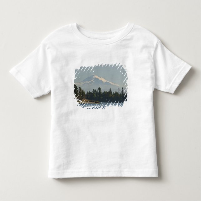 Mount Baker dominiert Landschaft Kleinkind T-shirt (Vorderseite)