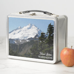 Mount Baker, Landschaft in Washington Metall Brotdose