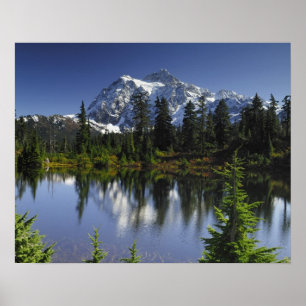 Mount Baker-Snoqualmie Nationalforst Poster