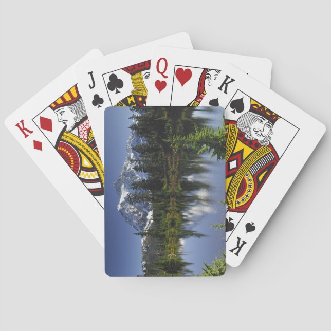 Mount Baker-Snoqualmie-Nationalwald Spielkarten (Rückseite)