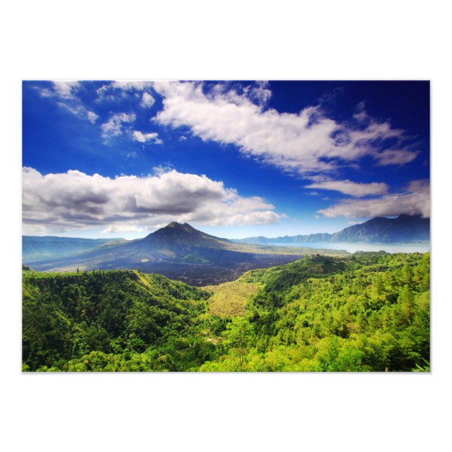 Mount Batur Volcano Foto Print (Vorne)