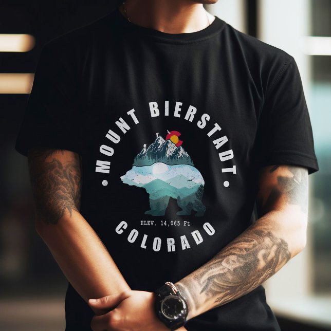Mount Bierstadt Colorado 14ers Fourteener Klettern T-Shirt (Von Creator hochgeladen)