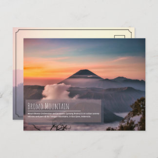 Mount Bromo Postcard Postkarte