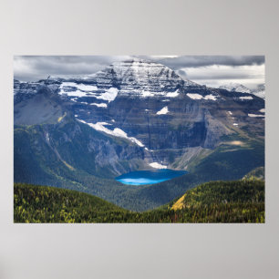 Mount Chapman & Lake Wurdeman Poster