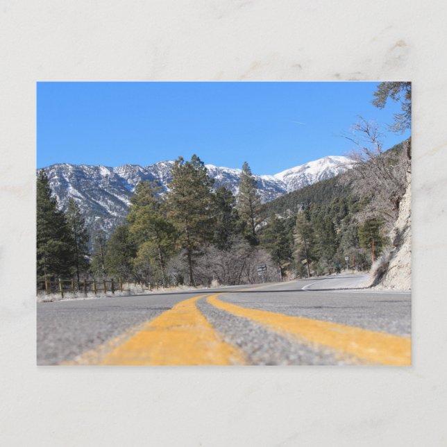 Mount Charleston Kyle Canyon Nevada Poster Postkarte (Vorderseite)