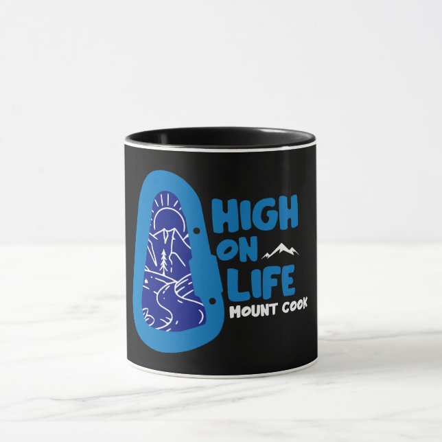 Mount Cook Alpinism Neuseeland Tasse (Zentrum)