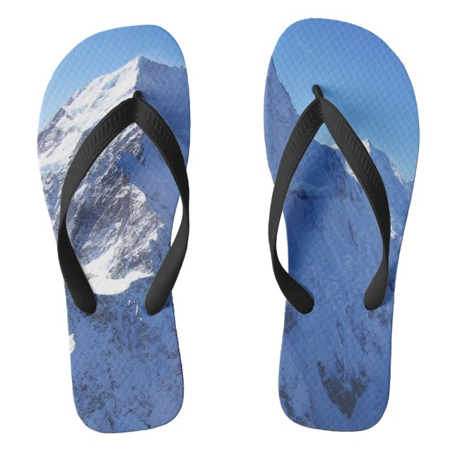 Mount Cook (Aoraki) Peak, Neuseeland Flip Flops (Fußbett)