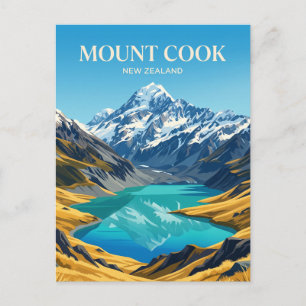 Mount Cook Nationalpark Neuseeland Postkarte