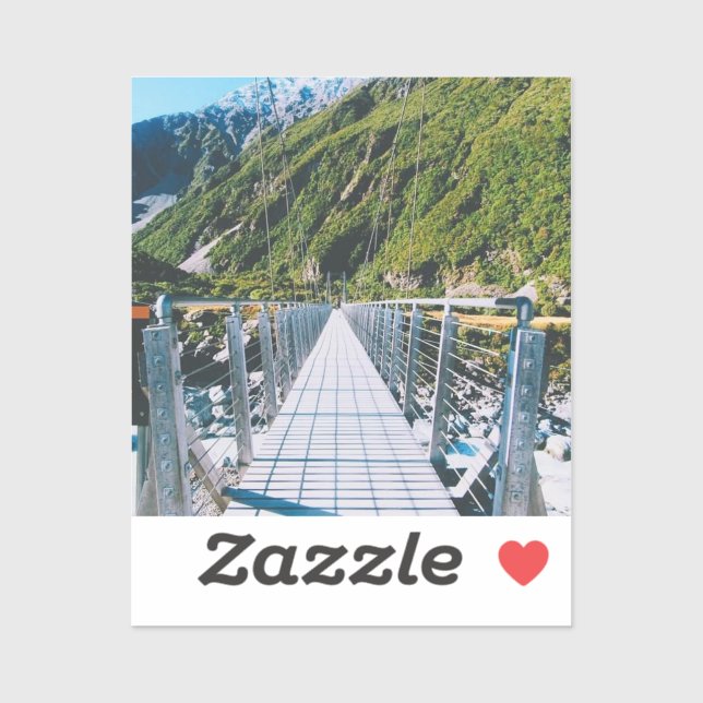 Mount Cook - Neuseeland Aufkleber (Blatt)