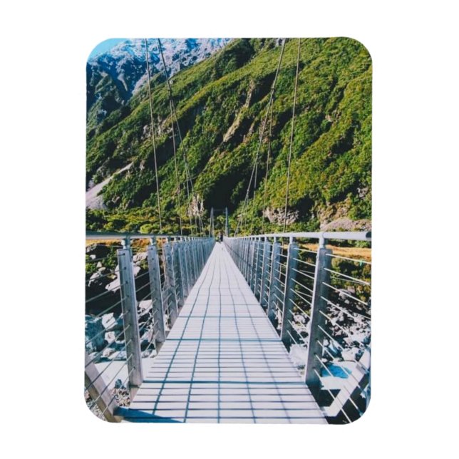 Mount Cook - Neuseeland Magnet (Vertikal)