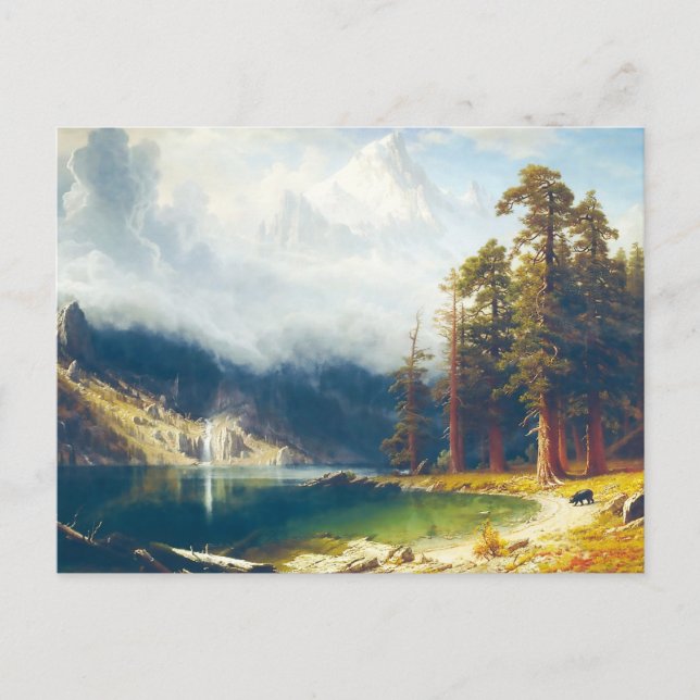 Mount Corcoran von Albert Bierstadt 1876-77 Postkarte (Vorderseite)