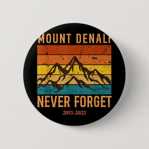 Mount Denali Nationalpark Mount Mckinley Us Button
