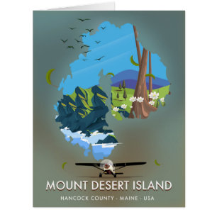 Mount Desert Island, Hancock Landkreis, Maine, USA