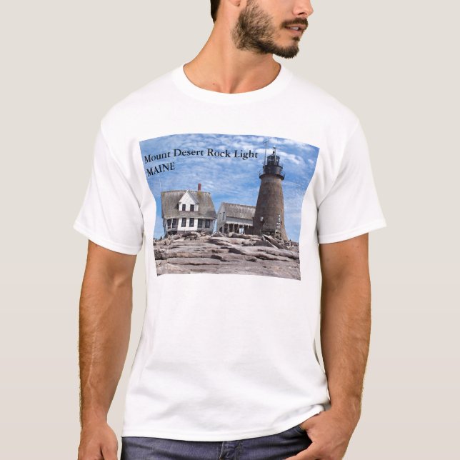 Mount Desert Rock Light, Maine Shirt (Vorderseite)