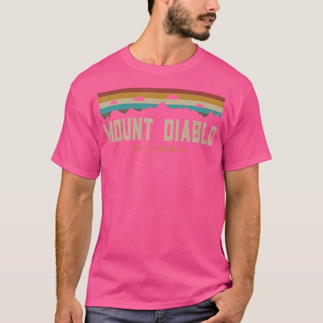 Mount Diablo Berge California Wandern im Freien T-Shirt (Vorderseite)