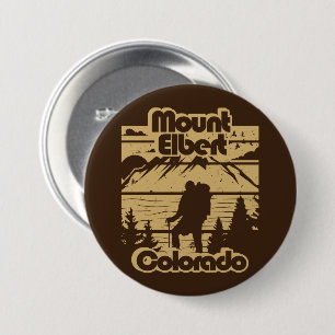 Mount Elbert Colorado Button