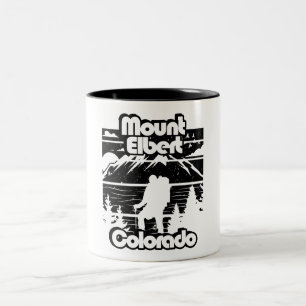 Mount Elbert Colorado Zweifarbige Tasse