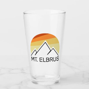 Mount Elbrus Russia Retro Glas